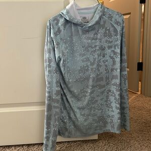 AFTCO. Small. LS hooded. Fishing shirt